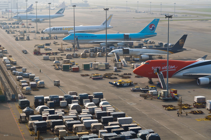 香港國際機場(chǎng)貨運量3月份增長(cháng)，但在2016年1季度仍下跌3.5%