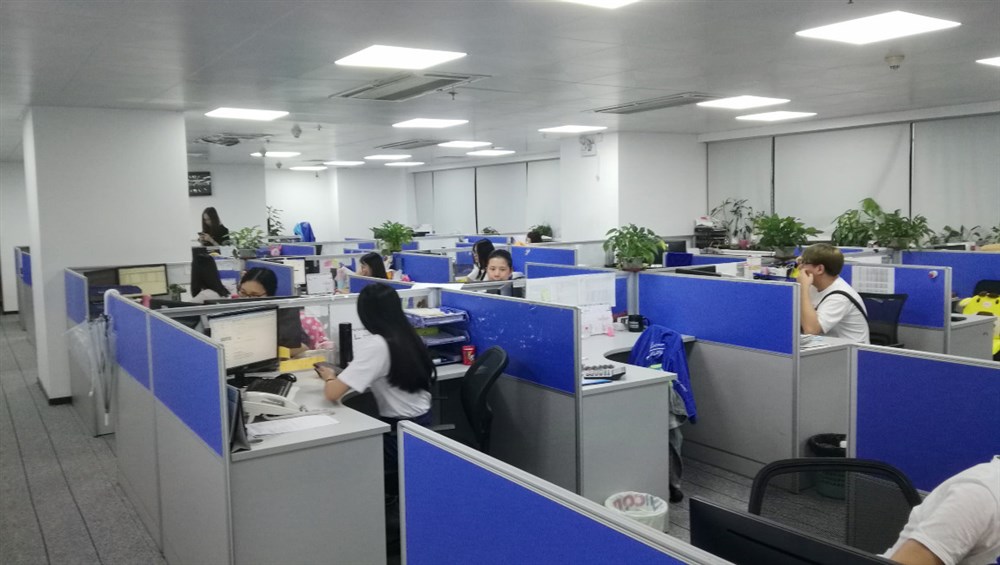 深圳市新里程國際物流有限公司規模龐大的辦公區。 