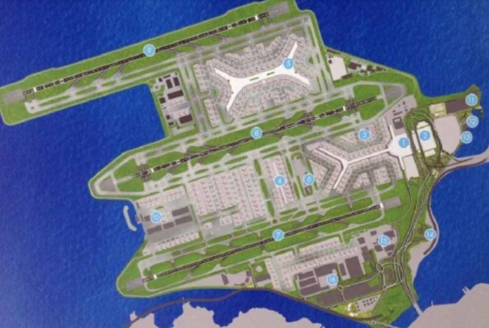 香港國際機場(chǎng)第三條跑道于2022年啟用