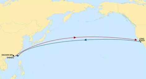 MSC PUMA航線(xiàn)行駛路線(xiàn)