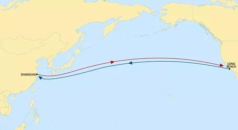 MSC Mustang航線(xiàn)行駛路線(xiàn)